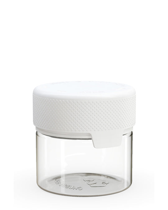 CHUBBY GORILLA | Child Resistant Clear Plastic Aviator Container w/ White Cap | 60mL - 2oz - 500 Count