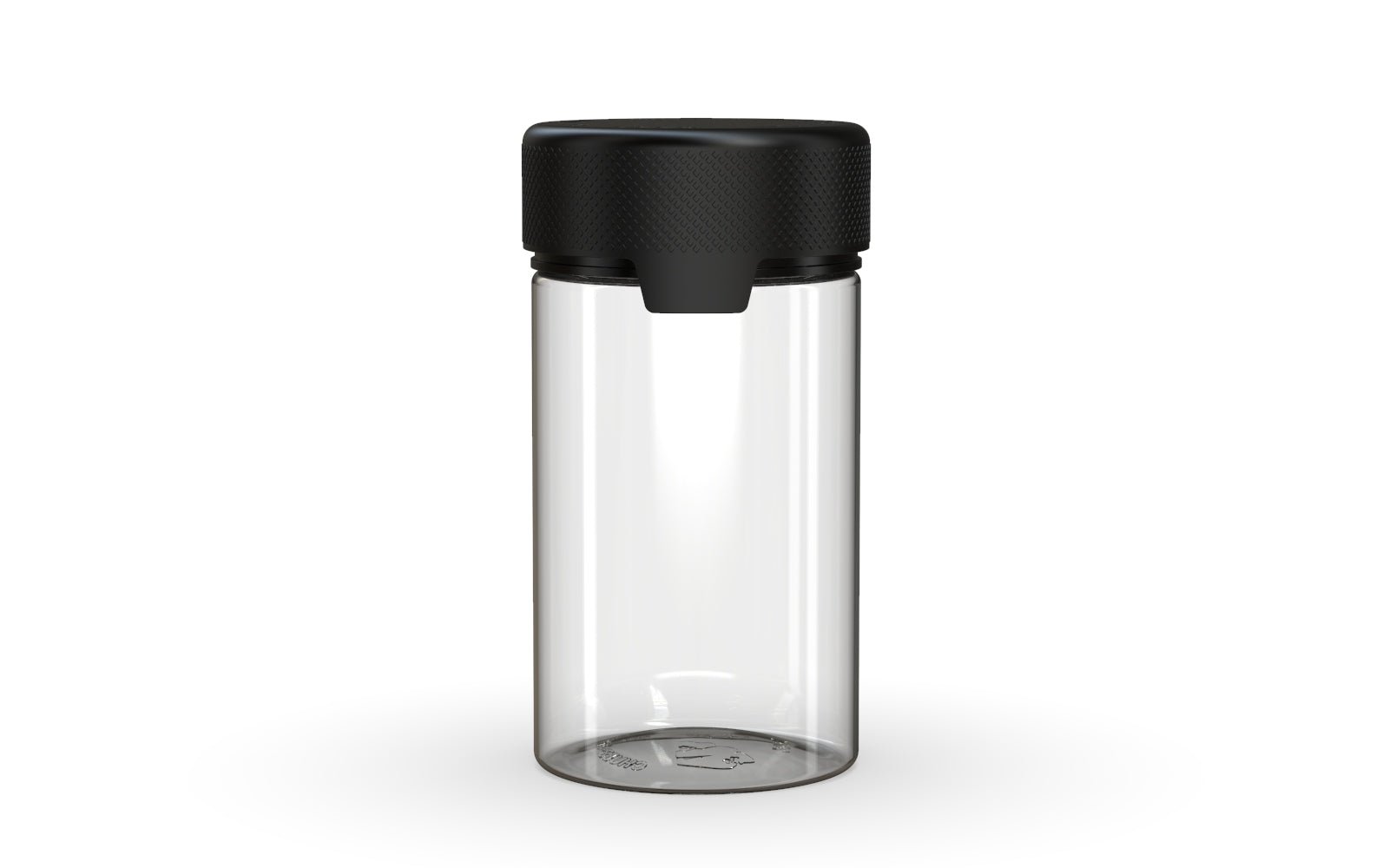 CHUBBY GORILLA | Child Resistant Clear Plastic Aviator Container with Opaque Black Closure | 150cc - 5oz - 300 Count - 1