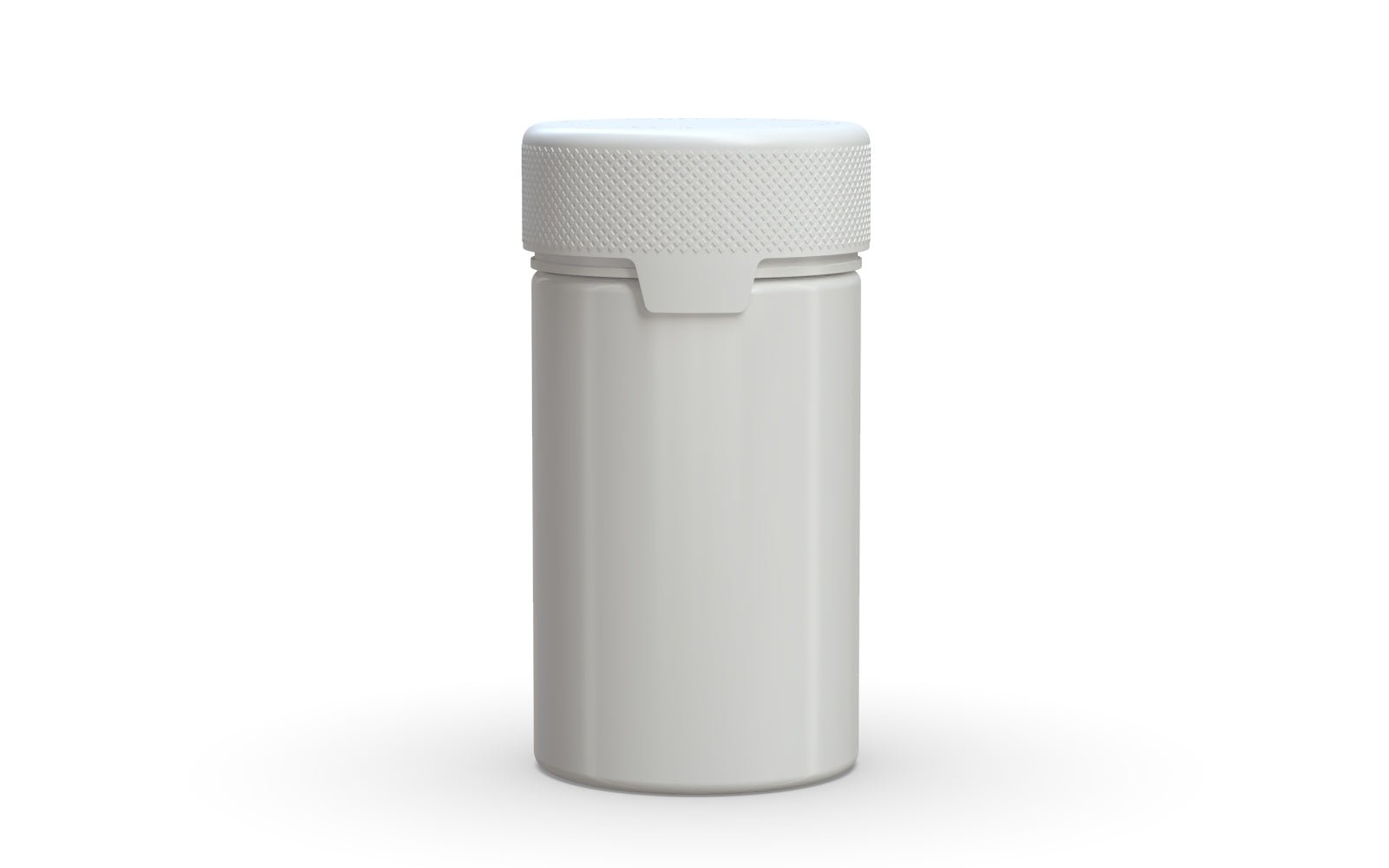 CHUBBY GORILLA | Child Resistant White Plastic Aviator Container with Opaque White Closure | 150cc - 5oz - 300 Count - 1