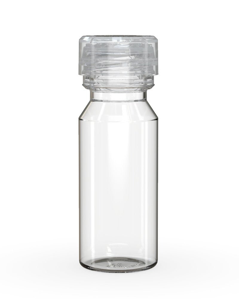CHUBBY GORILLA Child Resistant Aviator Shot Bottles Clear | 60mL - w/ Clear Lid | Sample - 1