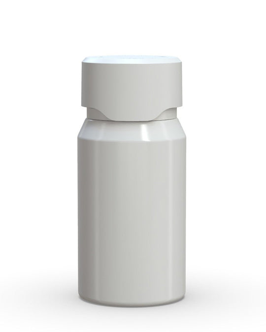 CHUBBY GORILLA Child Resistant Mini Aviator Shot Bottles White | 60mL - w/ White Lid | Sample - 1