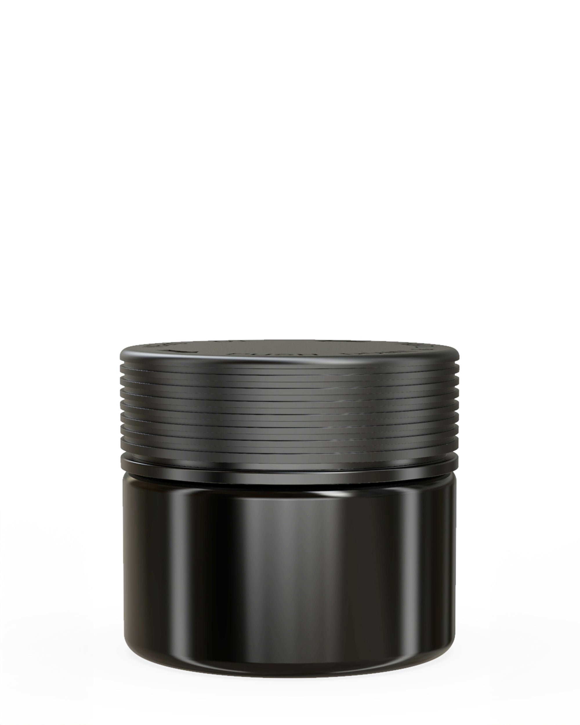 CHUBBY GORILLA | Child Resistant Black Plastic Spiral XL Jar w/ Black Cap | 92.5mm - 10oz - 80 Count