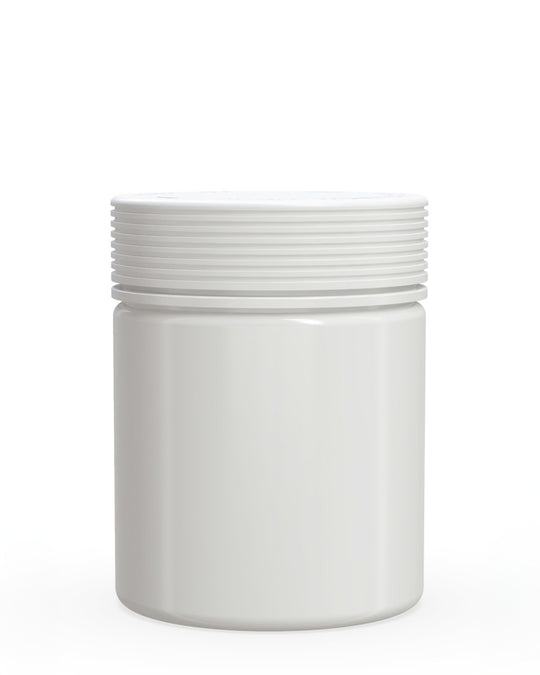 CHUBBY GORILLA | Child Resistant White Plastic Spiral XL Jar w/ White Cap | 92.5mm - 18.5oz - 60 Count