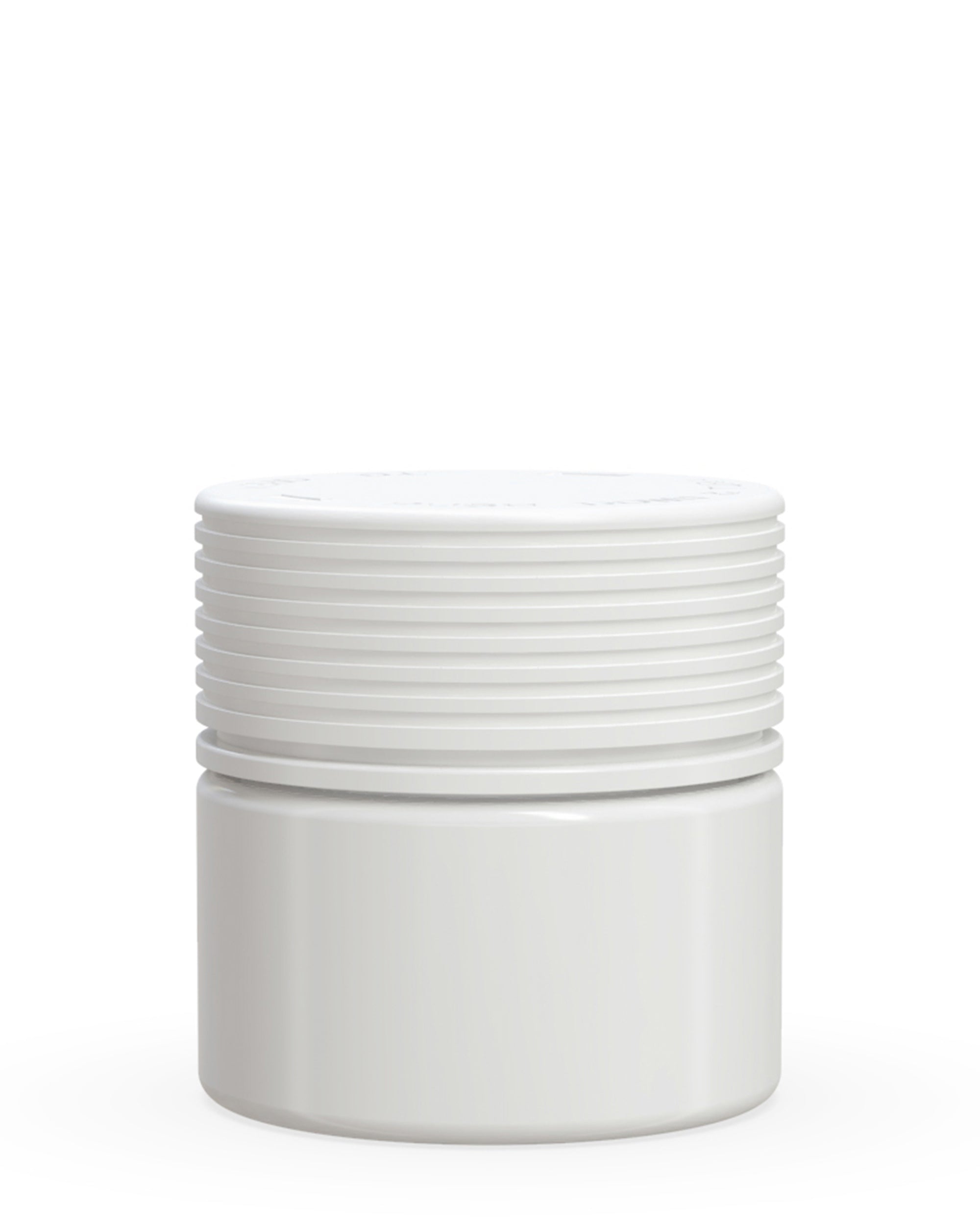 CHUBBY GORILLA | Child Resistant White Plastic Spiral Jar w/ White Cap | 55mm - 2oz - 400 Count