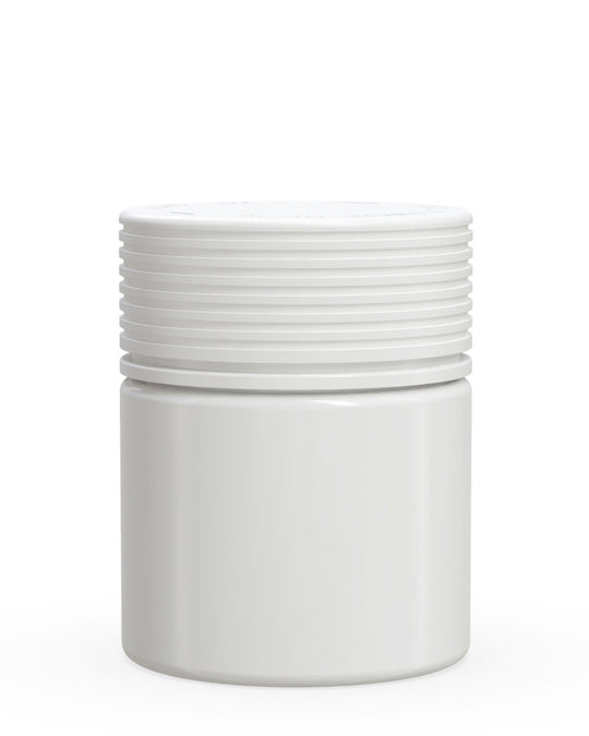 CHUBBY GORILLA | Child Resistant White Plastic Spiral Jar w/ White Cap | 55mm - 3oz - 400 Count