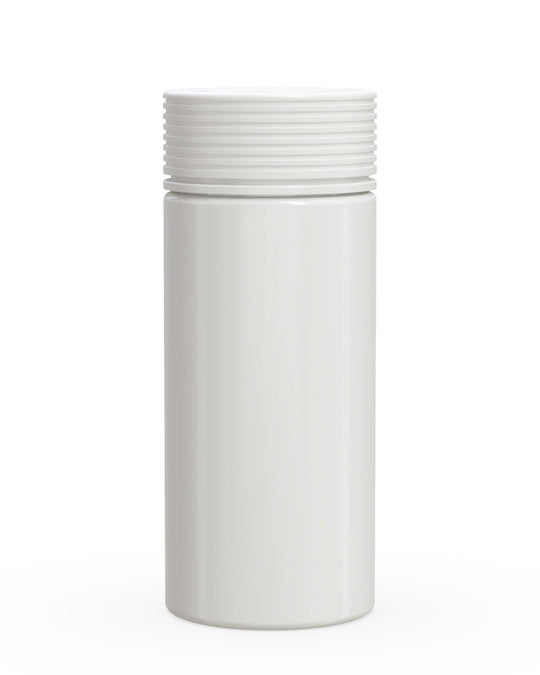 CHUBBY GORILLA | Child Resistant White Plastic Spiral Jar w/ White Cap | 55mm - 8oz - 300 Count