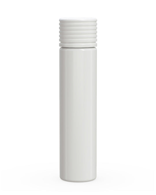 CHUBBY GORILLA | Child Resistant White Plastic Spiral Pre-Roll Tubes w/ White Cap | 25mm - 95mm - 300 Count