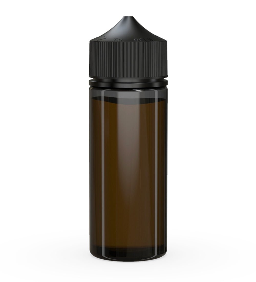 CHUBBY GORILLA | Child Resistant Unicorn V3 PET Dropper Bottles w/ Black Lid | 120mL - Transparent Black - 400 Count - 3