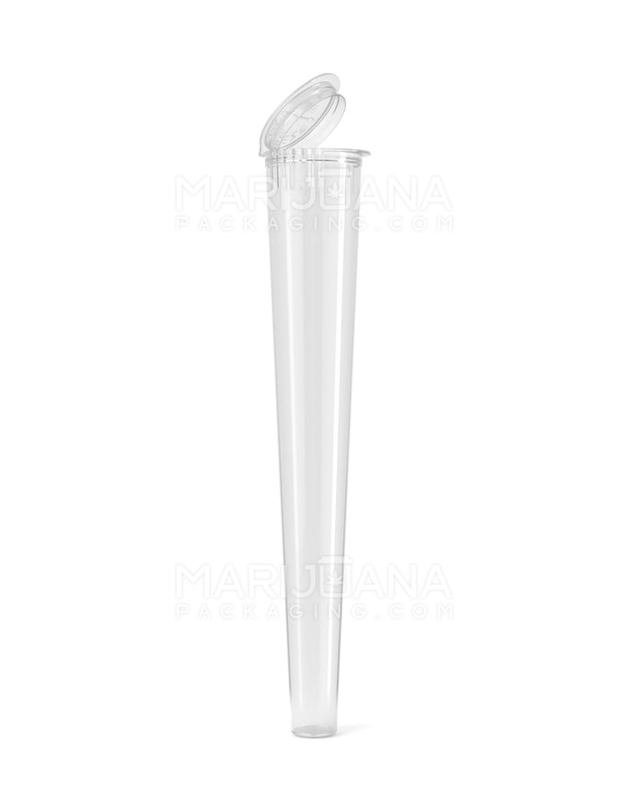 Child Resistant Pop Top Transparent Conical Pre-Roll Tubes | 109mm - Clear | Sample Image