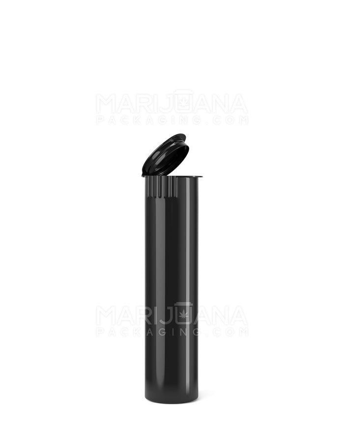 Child Resistant Pop Top Opaque Plastic Pre-Roll Tubes | 78mm - Black | Sample Image