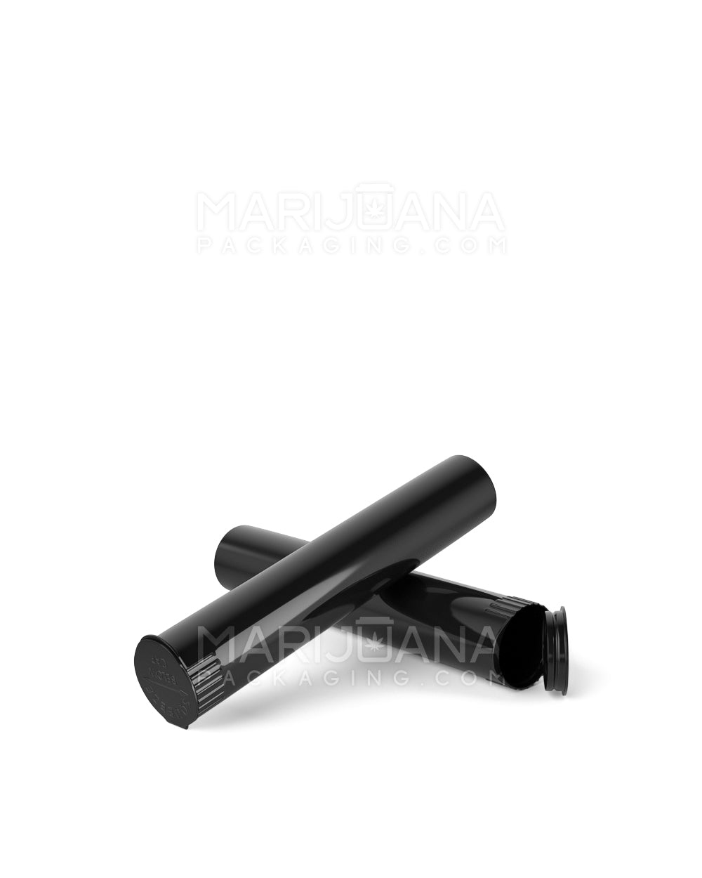 Child Resistant | Pop Top Opaque Plastic Pre-Roll Tubes | 95mm - Black - 1000 Count - 8