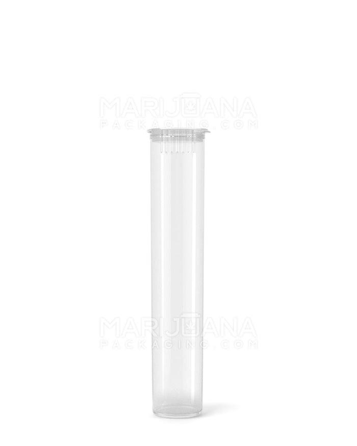 Child Resistant Pop Top Plastic Pre-Roll Tubes (Closed) | 95mm - Clear | Sample Image