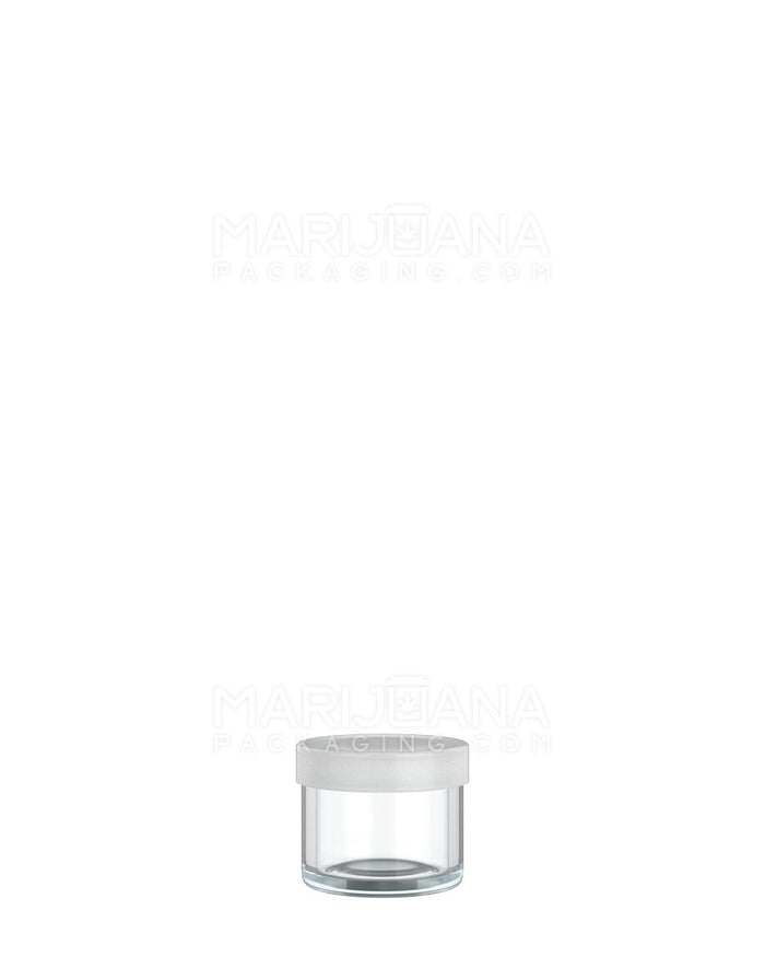 No Neck Clear Glass Concentrate Jar w/ Clear Cap | 23mm - 6mL - 1008 Count Image
