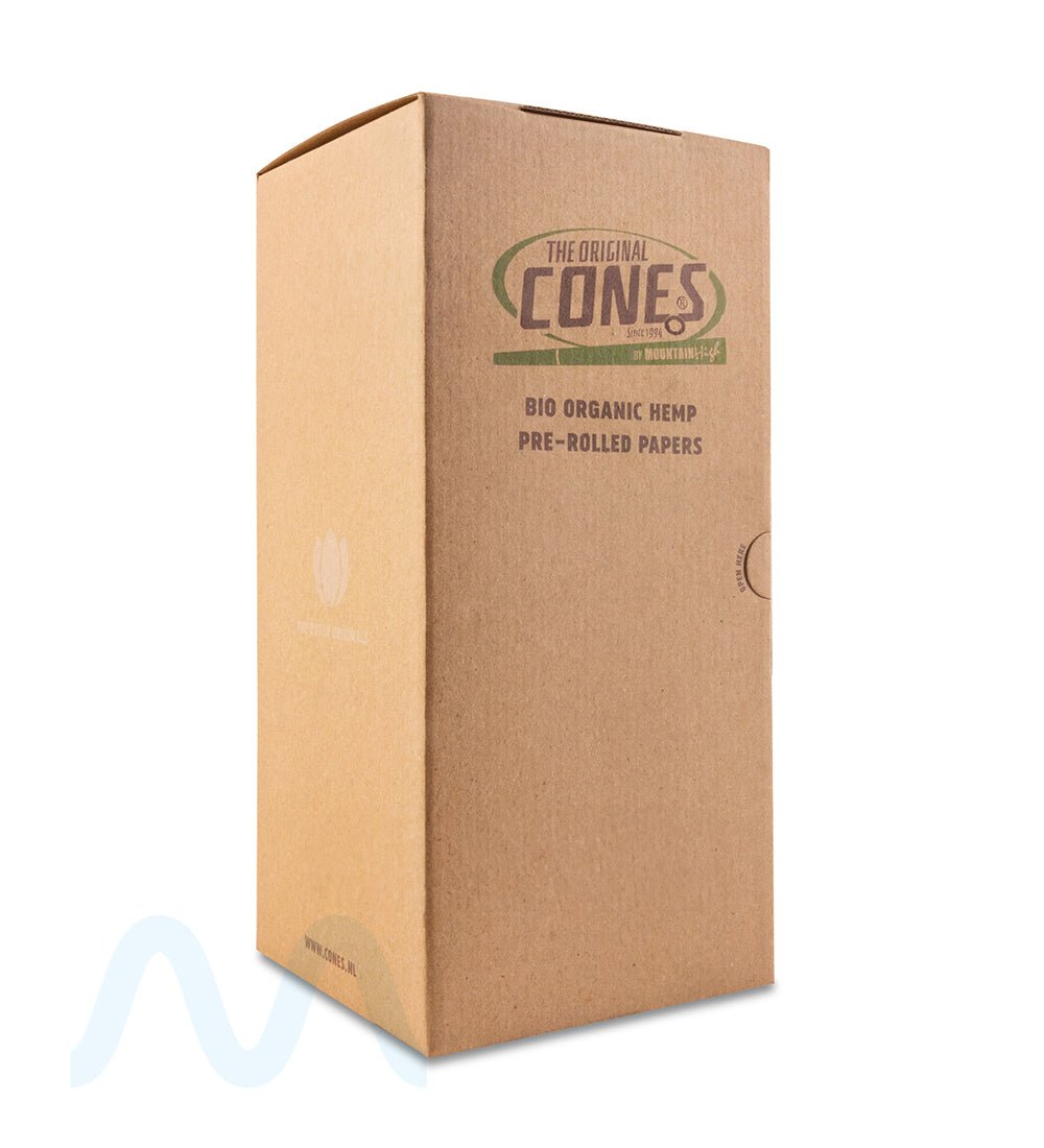 CONES | Dogwalker Size Pre Rolled Cones | 70mm - Organic Unbleached Paper - 1000 Count - 1