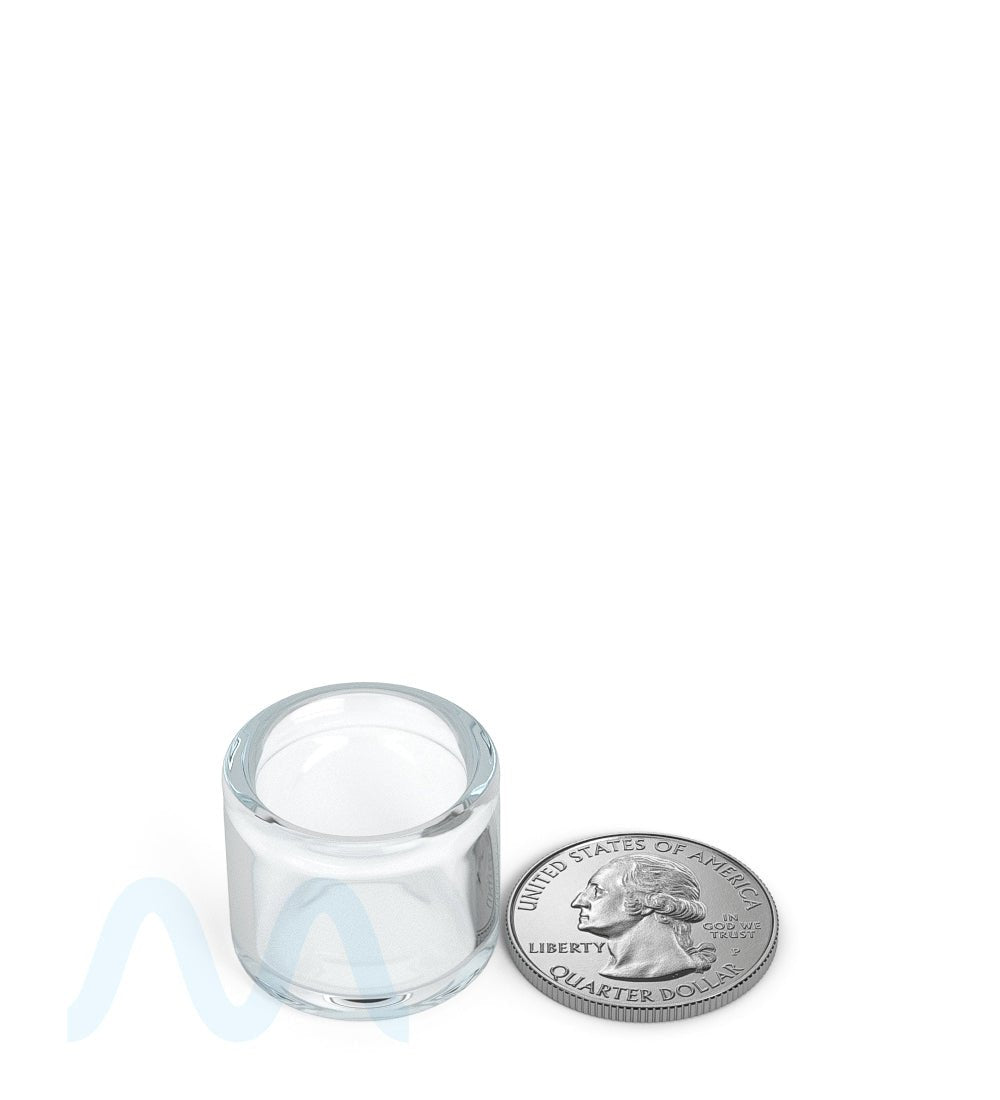 POLLEN GEAR | CC6 Clear Glass Concentrate Jars | 24mm - 6mL - 1000 Count - 6