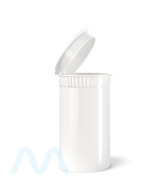 POLLEN GEAR | Child Resistant KSC Opaque White Pop Top Bottles | 19dr - 3.5g - 416 Count - 1