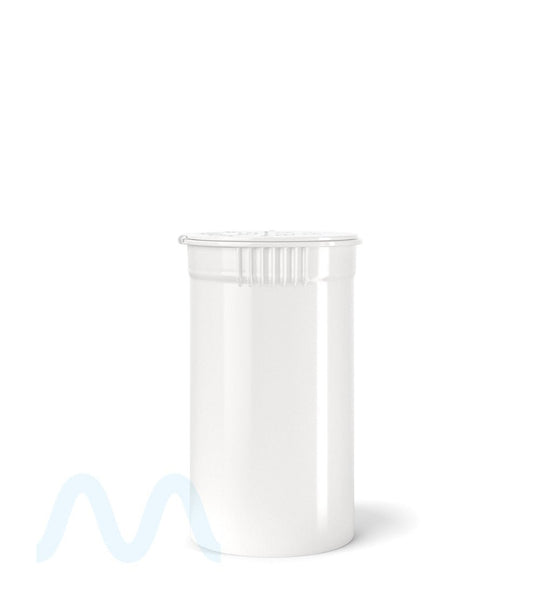 POLLEN GEAR | Child Resistant KSC Opaque White Pop Top Bottles | 19dr - 3.5g - 416 Count - 2