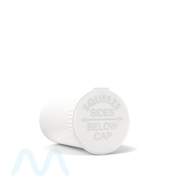 POLLEN GEAR | Child Resistant KSC Opaque White Pop Top Bottles | 19dr - 3.5g - 416 Count