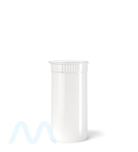 POLLEN GEAR | Child Resistant KSC Opaque White Pop Top Bottles | 13dr - 2g - 592 Count - 2