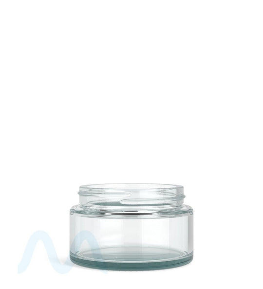 POLLEN GEAR | Kolossus Straight Sided Clear Glass Jars | 66mm - 4oz - 60 Count - 2