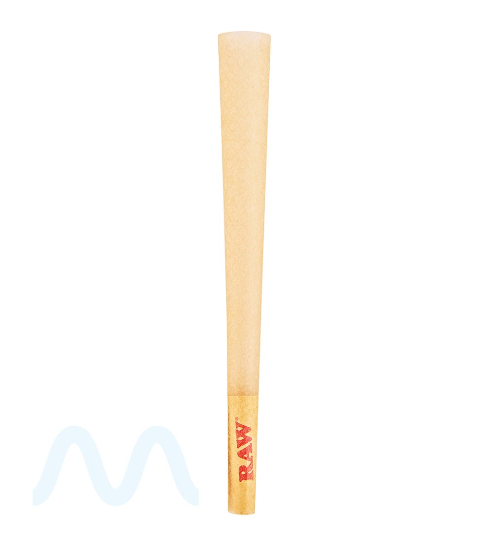 RAW | Classic King Size Pre - Rolled Cones | 109mm - Unbleached Paper - 1400 Count - 5