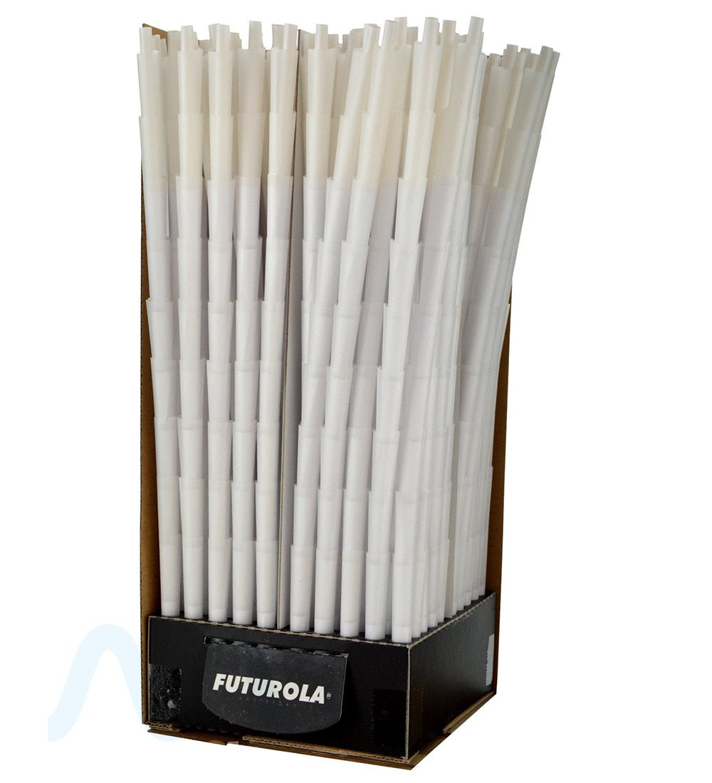 FUTUROLA | 1 1/4 Size Pre - Rolled Cones | 84mm - Classic White Paper - 900 Count - 4