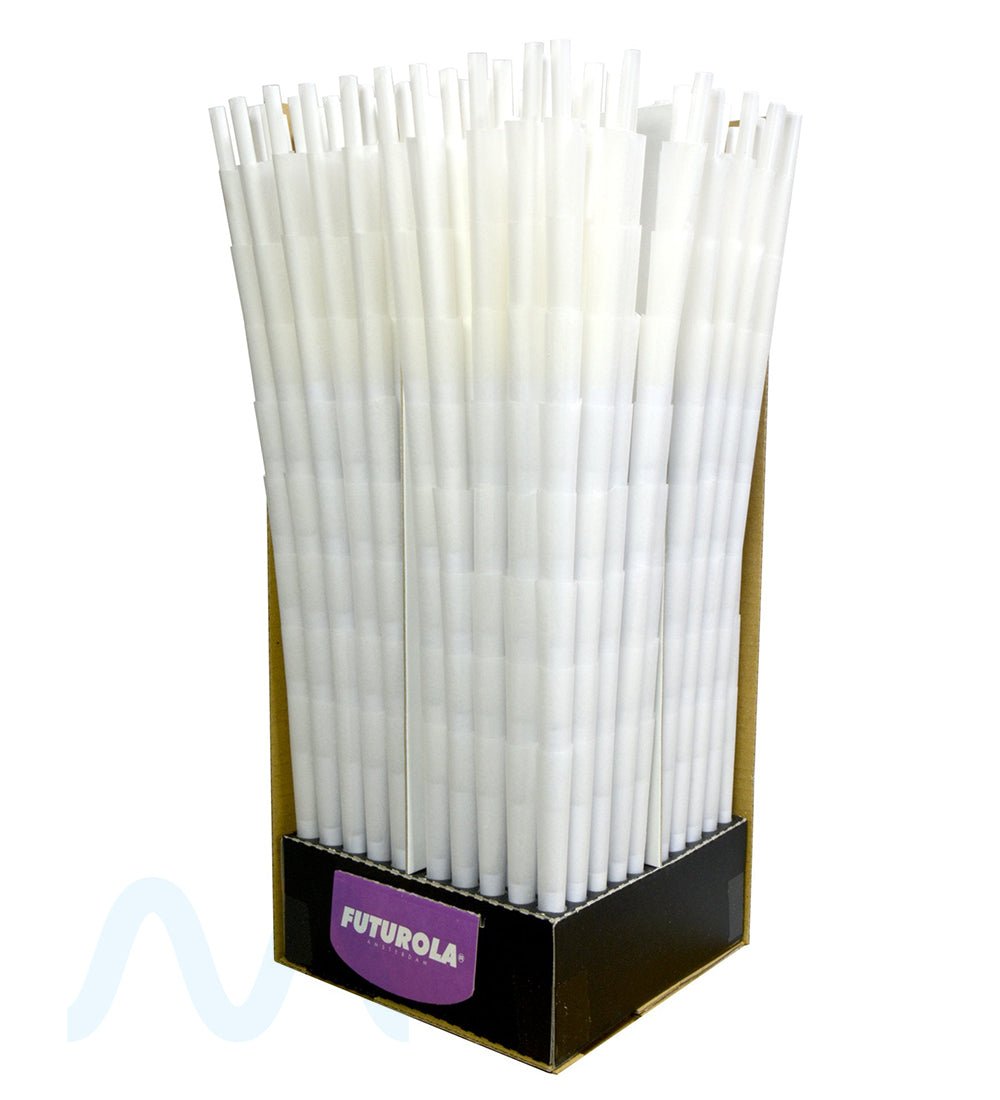 FUTUROLA | Slim Size Pre - Rolled Cones | 98mm - Classic White Paper - 800 Count - 3