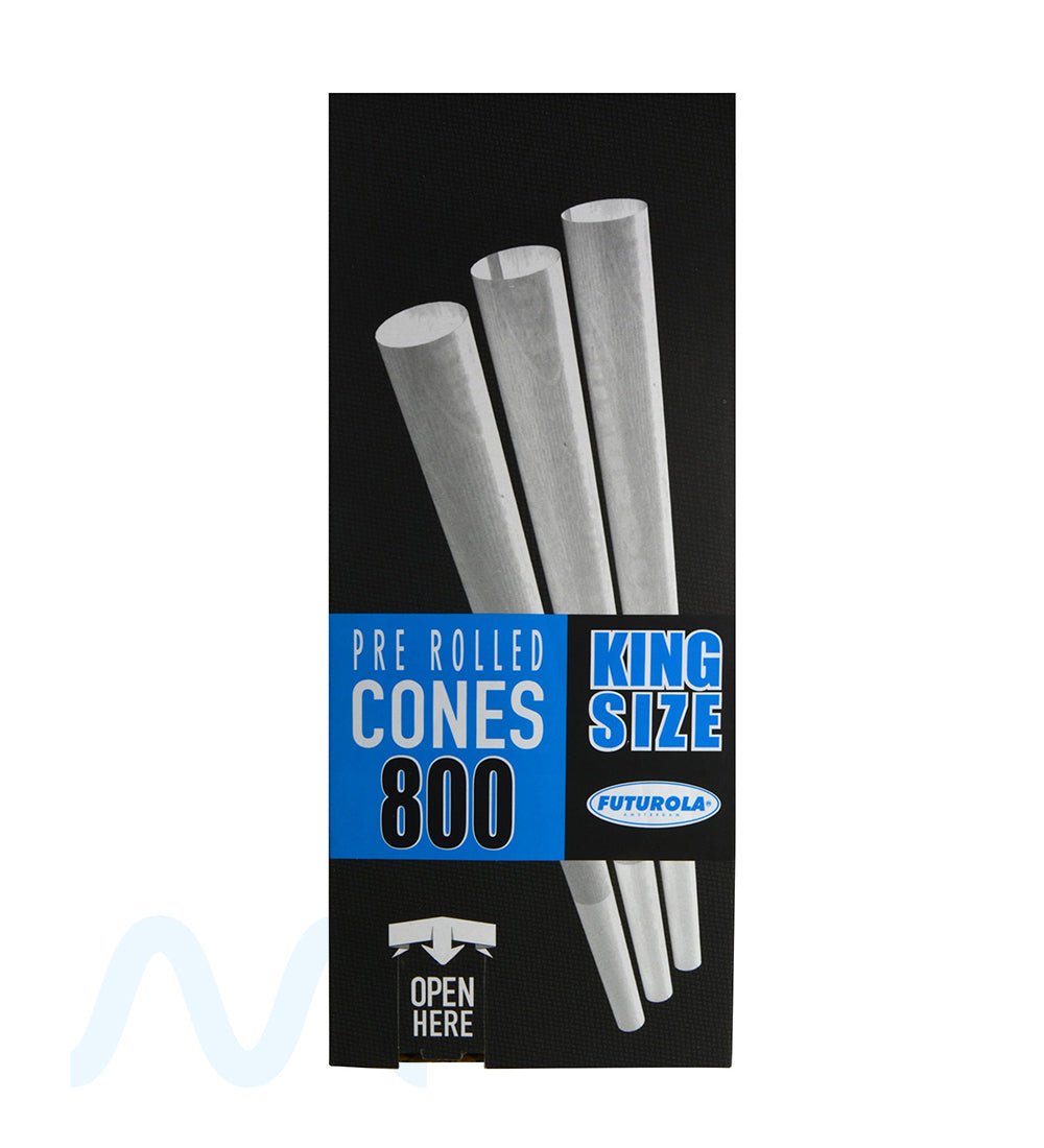 FUTUROLA | King Size Pre - Rolled Cones | 109mm - Classic White Paper - 800 Count - 4