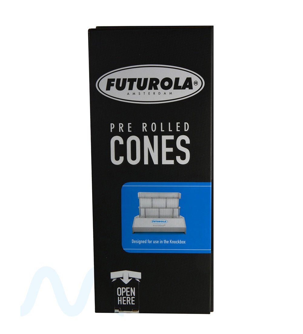 FUTUROLA | King Size Pre - Rolled Cones | 109mm - Classic White Paper - 800 Count - 5