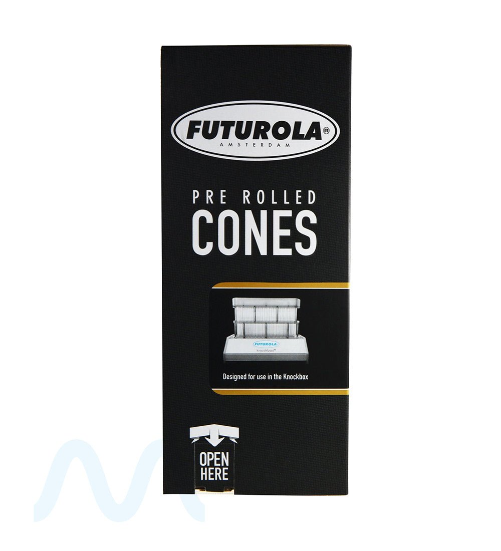 FUTUROLA | 1 1/4 Size Pre - Rolled Cones | 84mm - Dutch Brown Paper - 900 Count - 4