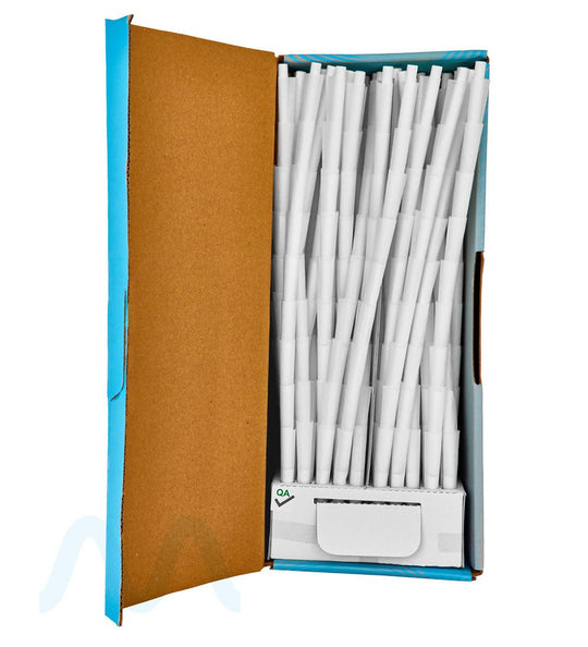 CONES + SUPPLY | 1 1/4 Size Pre - Rolled Cones | 84mm - Classic White Paper - 900 Count - 3