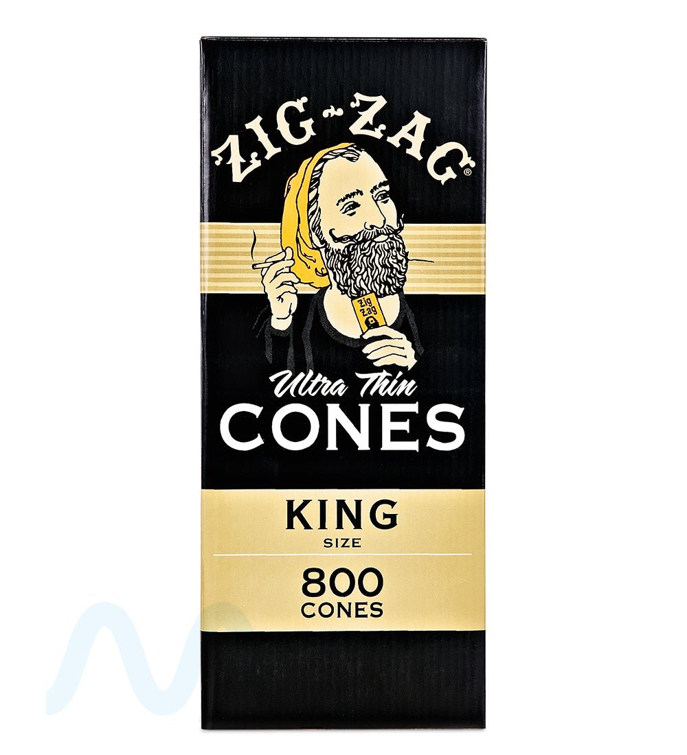 ZIG ZAG | King Size Pre - Rolled Cones | 109mm - Ultra Thin Paper - 800 Count - 2