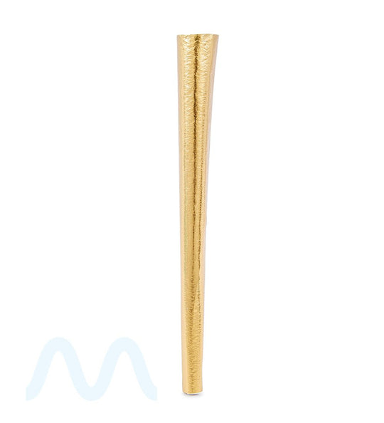 KUSH | 'Retail Display' 24K Gold King Size Paper Pre Rolled Cones | 109mm - Edible Gold - 8 Count - 4