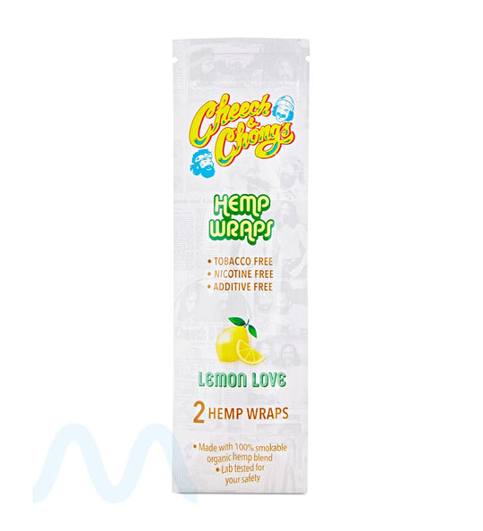 CHEECH & CHONG'S | 'Retail Display' Organic Hemp Blunt Wraps | 109mm - Lemon Love - 25 Count - 3