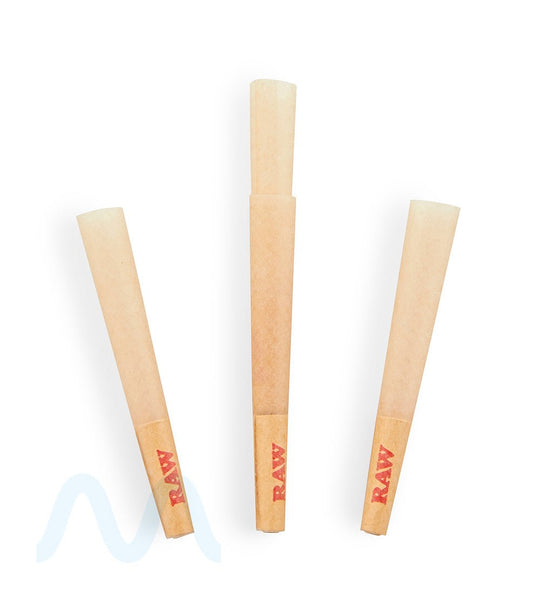 RAW | Classic Single Size Pre - Rolled Cones | 70mm - Unbleached Paper - 600 Count - 3