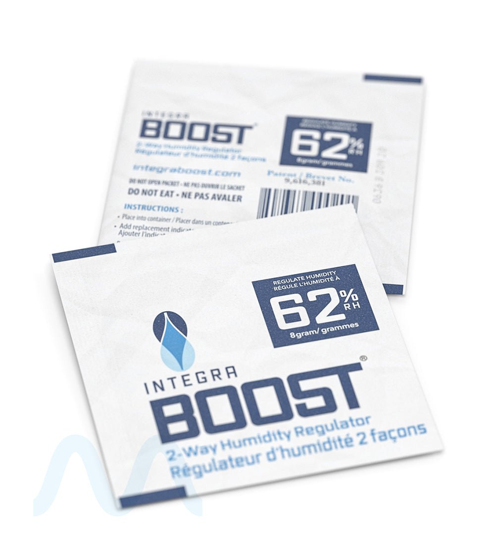 INTEGRA | Boost Humidity Packs | 8 Grams - 62% - 50 Count - 5