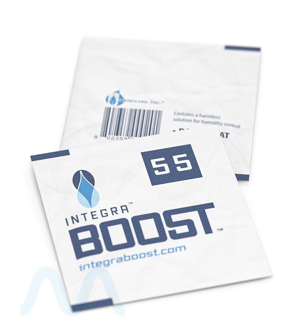 INTEGRA | Boost Humidity Packs | 8 Grams - 55% - 50 Count - 5