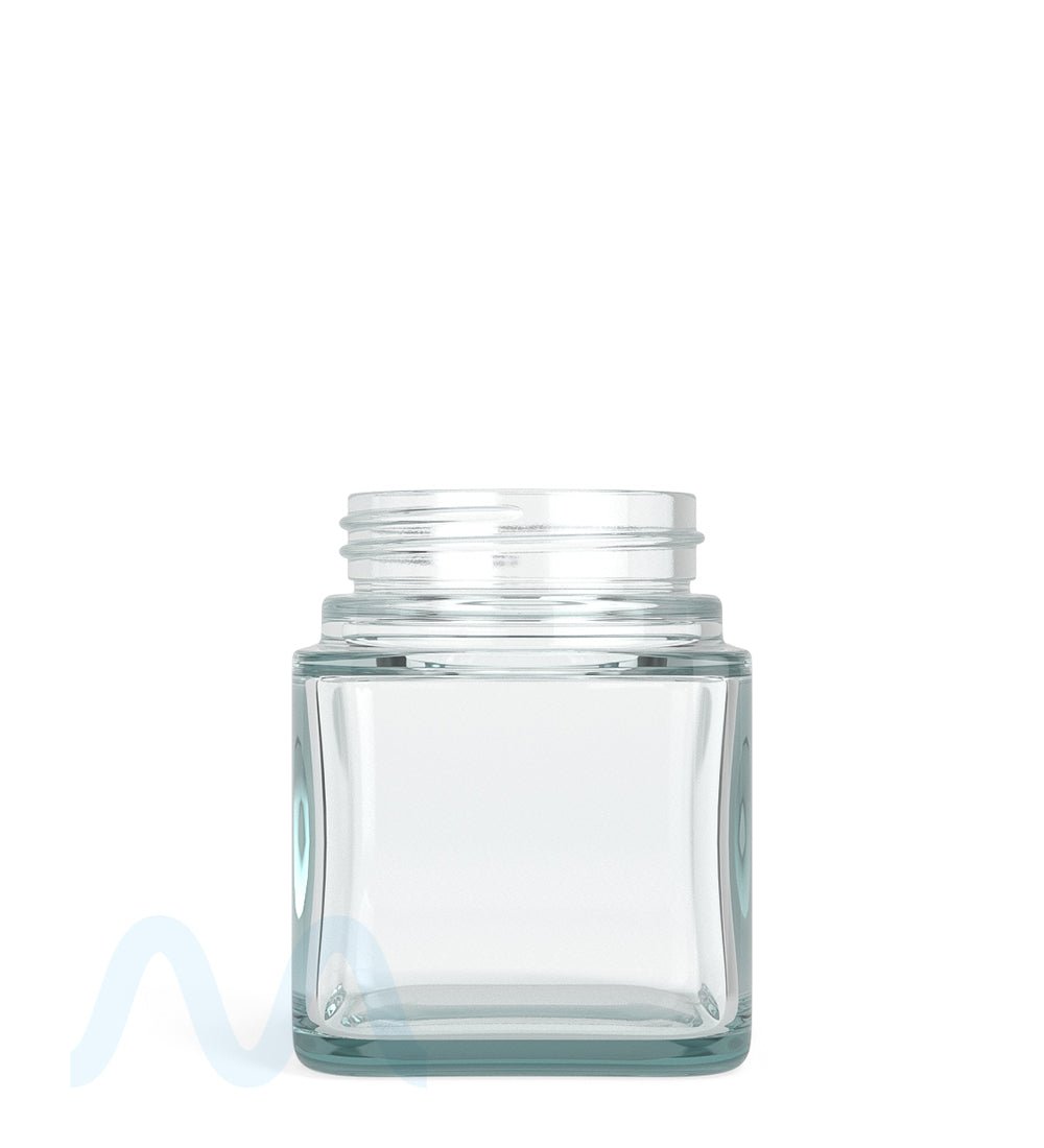 Square Clear Glass Jars | 46mm - 3oz - 80 Count - 2