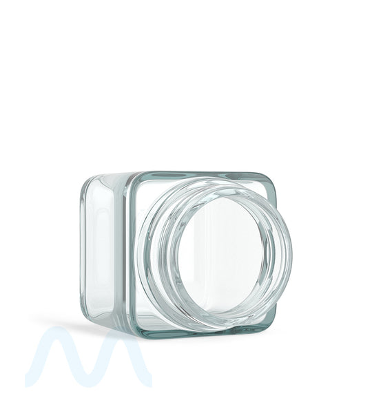 Square Clear Glass Jars | 46mm - 3oz - 80 Count