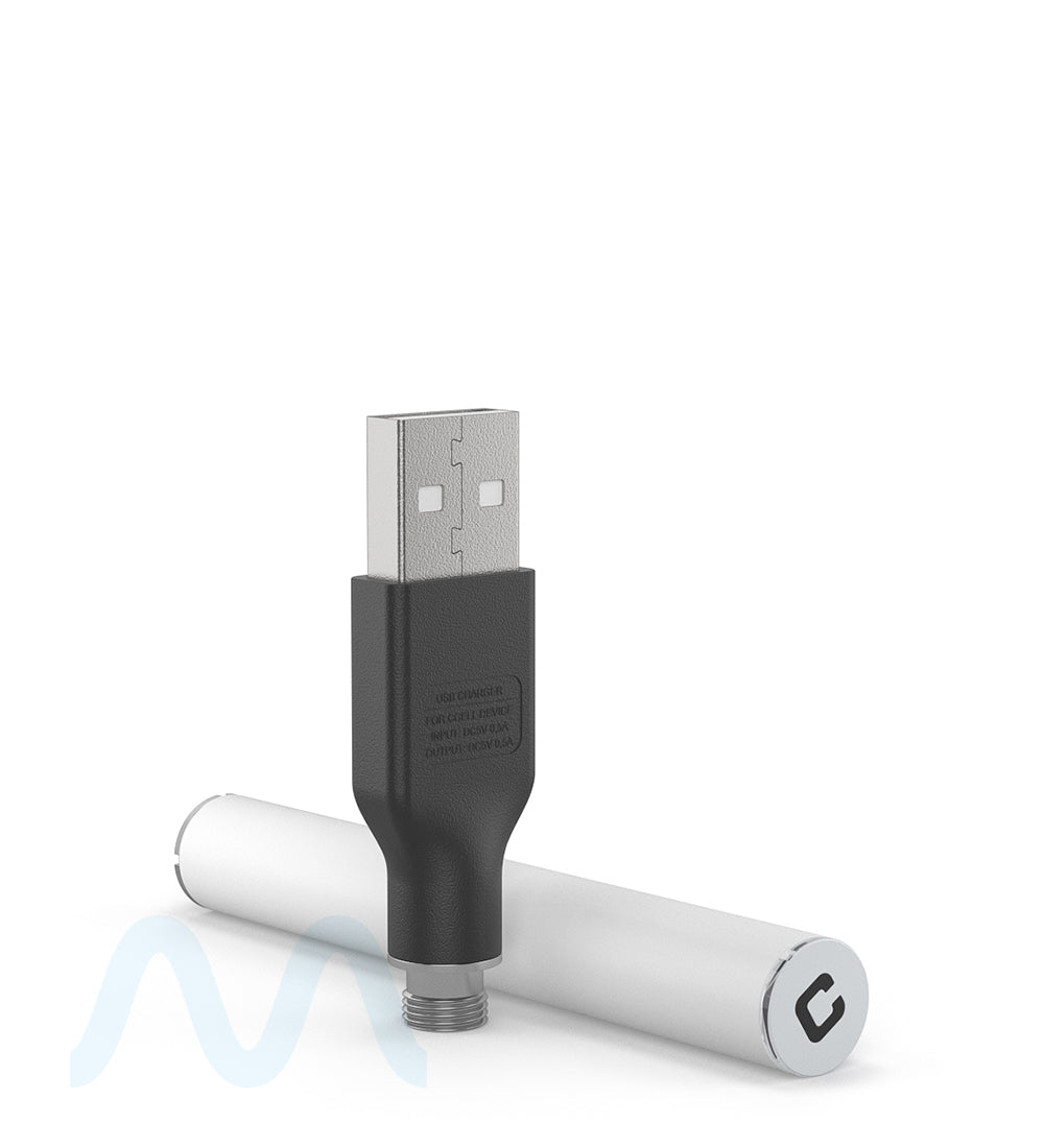 CCELL | M3 Vape Batteries with USB Charger | 340mAh - White - 100 Count - 5