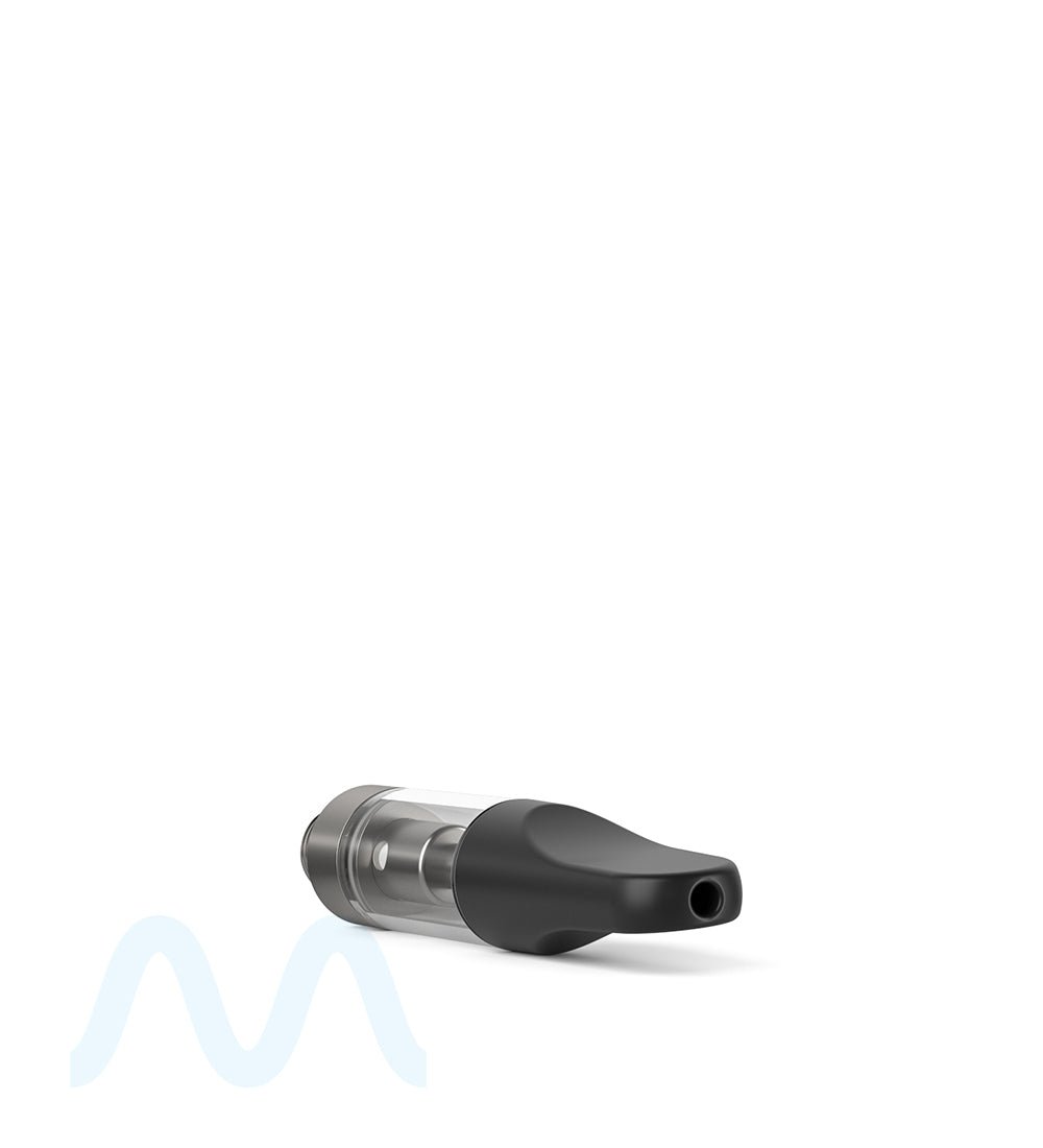 CCELL | TH2 Glass Vape Cartridge with Black Plastic Mouthpiece | 0.5mL - Screw On - 100 Count - 4