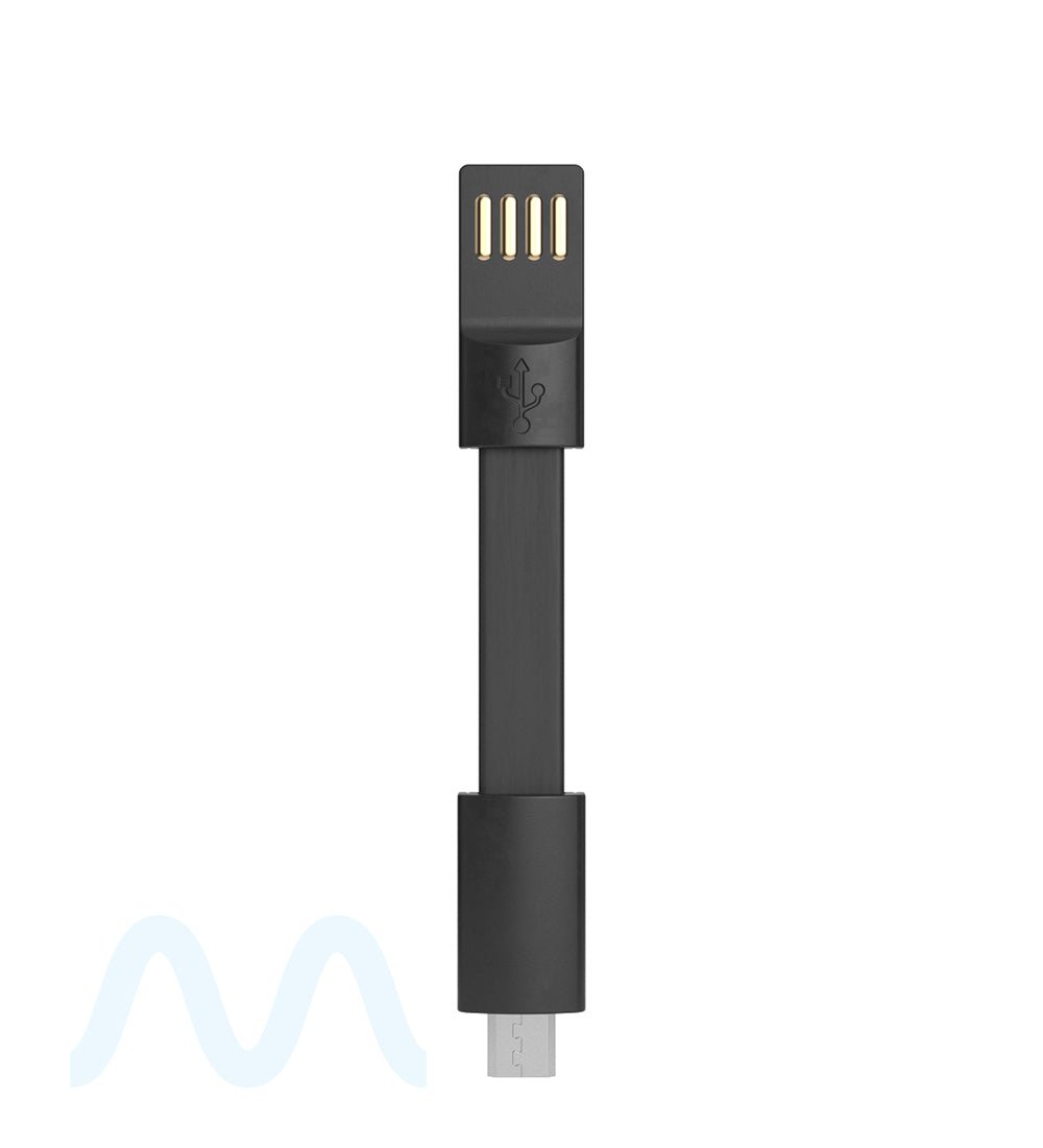 Vaporizer 3.5" USB to Micro USB Connection Cable | Black - 100 Count - 1