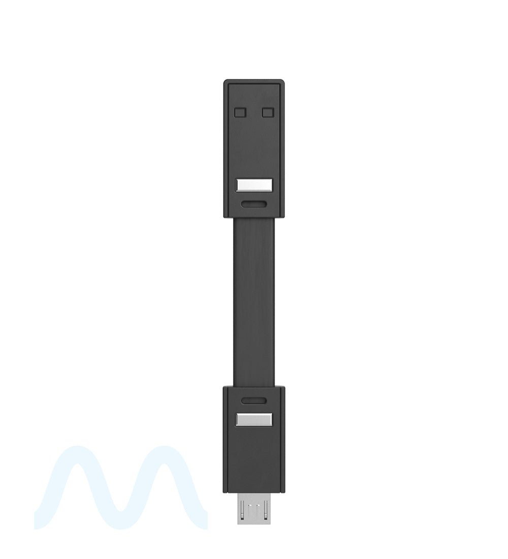 Vaporizer 3.5" USB to Micro USB Connection Cable | Black - 100 Count - 2