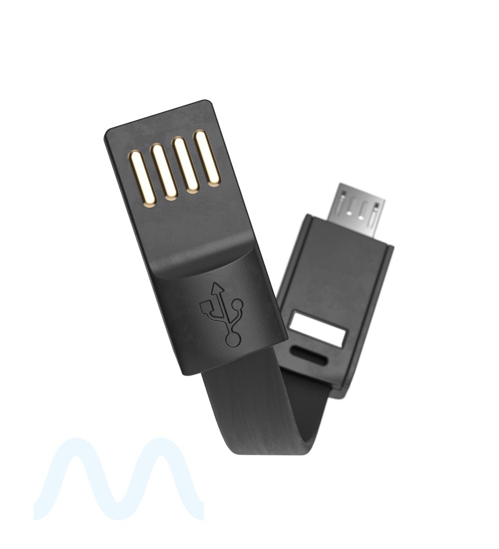 Vaporizer 3.5" USB to Micro USB Connection Cable | Black - 100 Count - 7