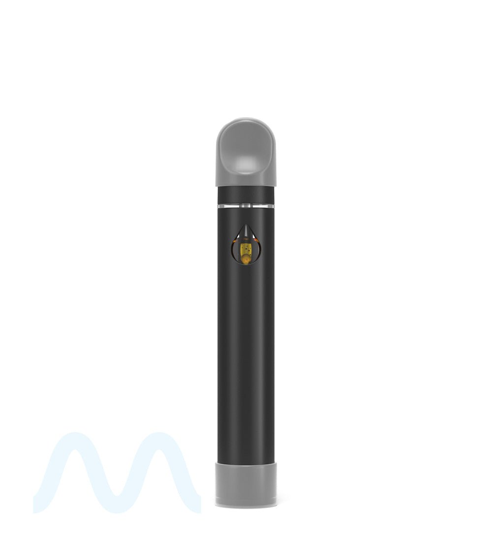 RAE | Gamma Black Ceramic Core Disposable Vape Pen with Waterdrop Windows | 1mL - 310 mAh - 100 Count - 2