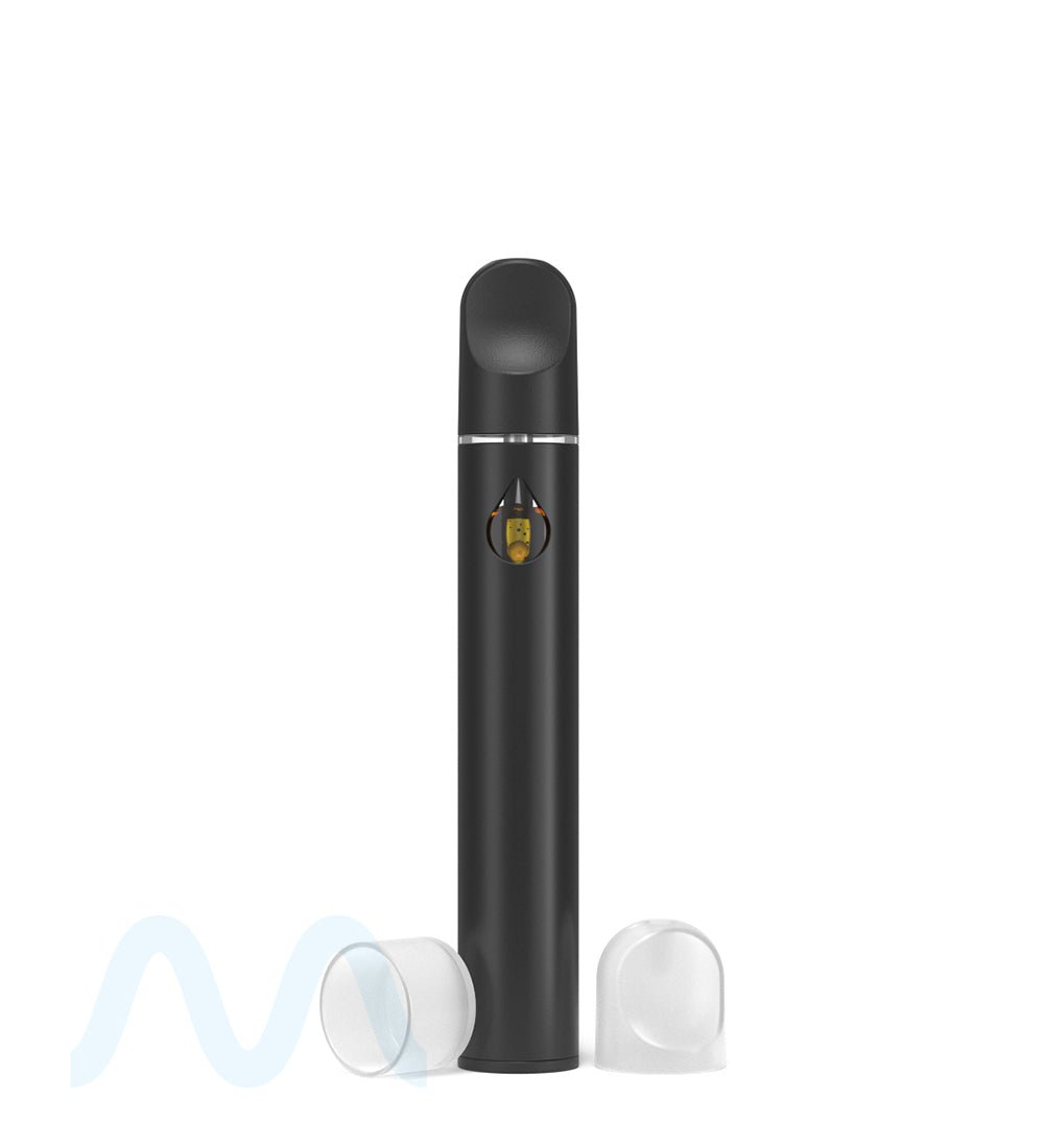 RAE | Gamma Black Ceramic Core Disposable Vape Pen with Waterdrop Windows | 1mL - 310 mAh - 100 Count - 3