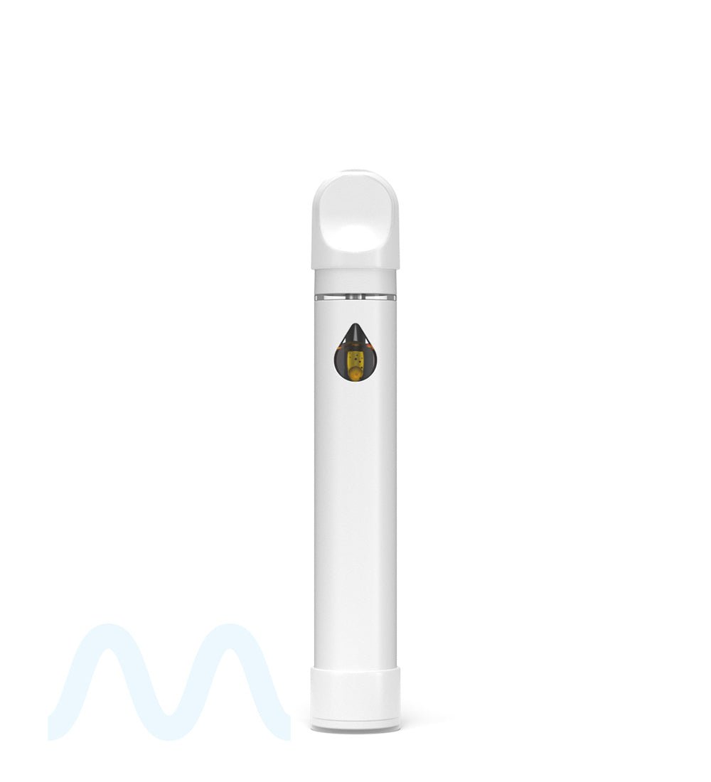 RAE | Gamma White Ceramic Core Disposable Vape Pen with Waterdrop Windows | 1mL - 310 mAh - 100 Count - 2