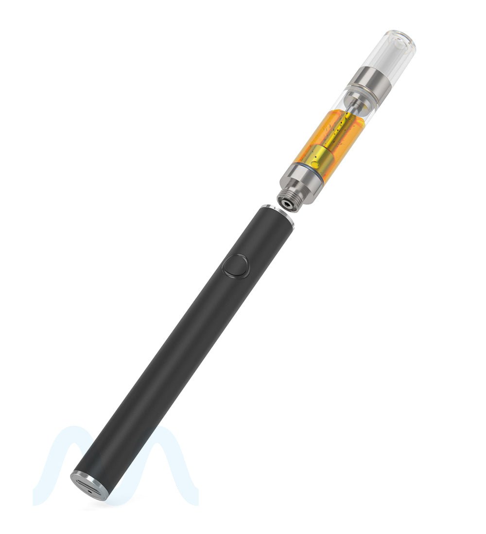 Variable Voltage Soft Touch Vape Battery | 320mAh - Black - 160 Count - 7