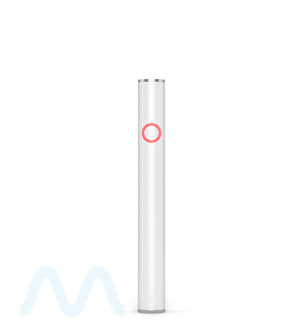 Variable Voltage Soft Touch Vape Battery | 320mAh - White - 160 Count - 2