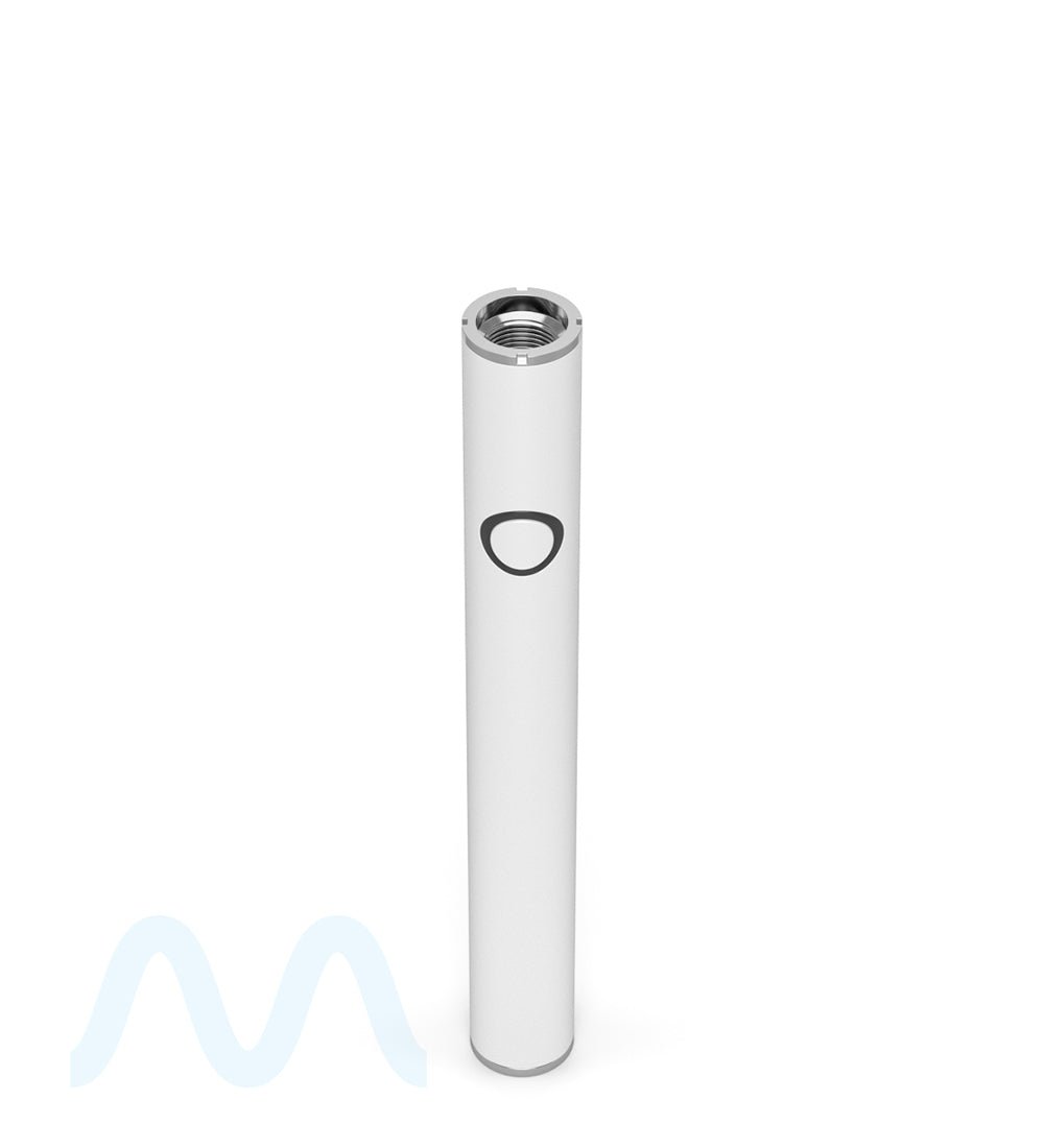 Variable Voltage Soft Touch Vape Battery | 320mAh - White - 160 Count - 3